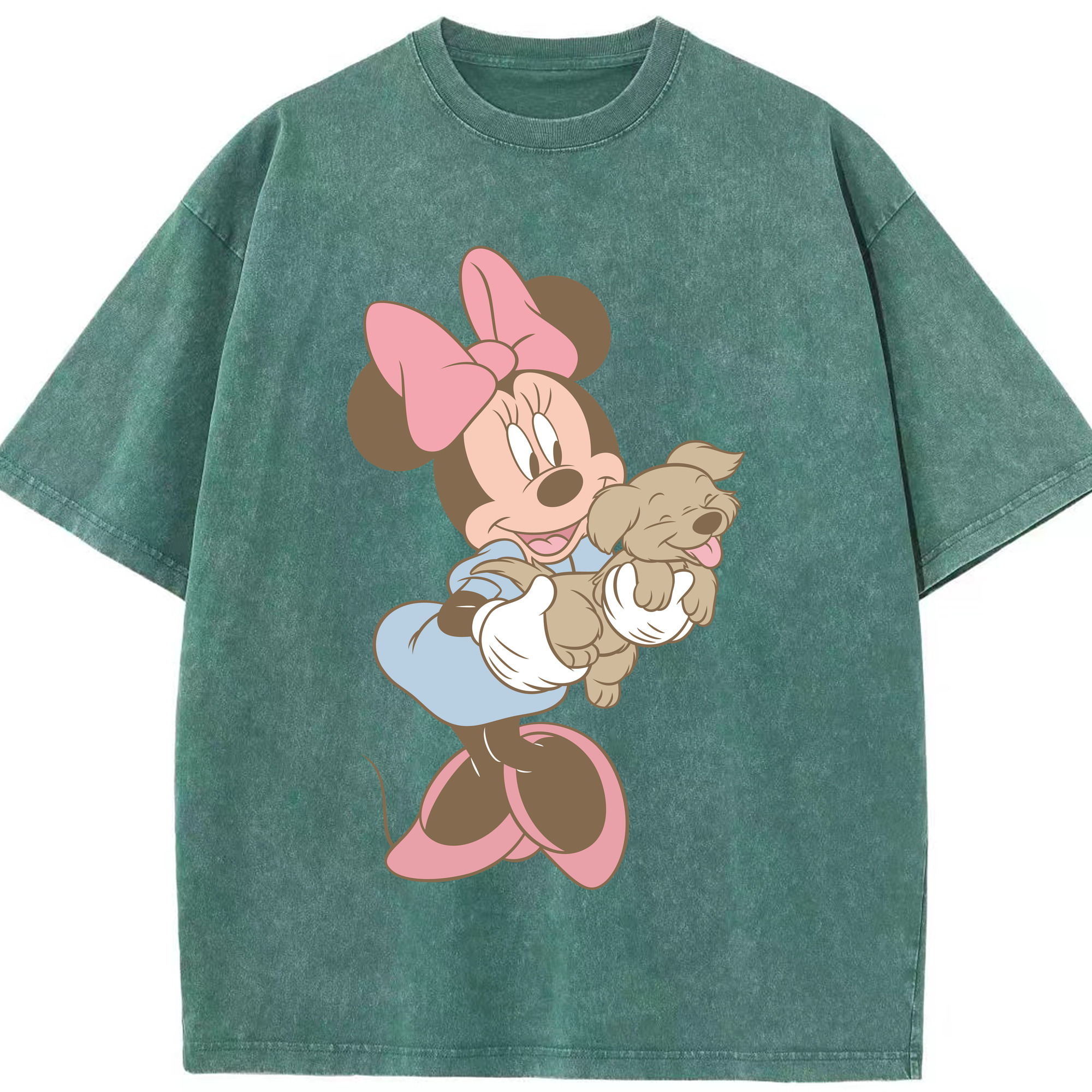 （画像用） ミッキーマウス Mickey Mouse 綿100% ヴィンテージ風 半袖Tシャツ（フロントプリント）